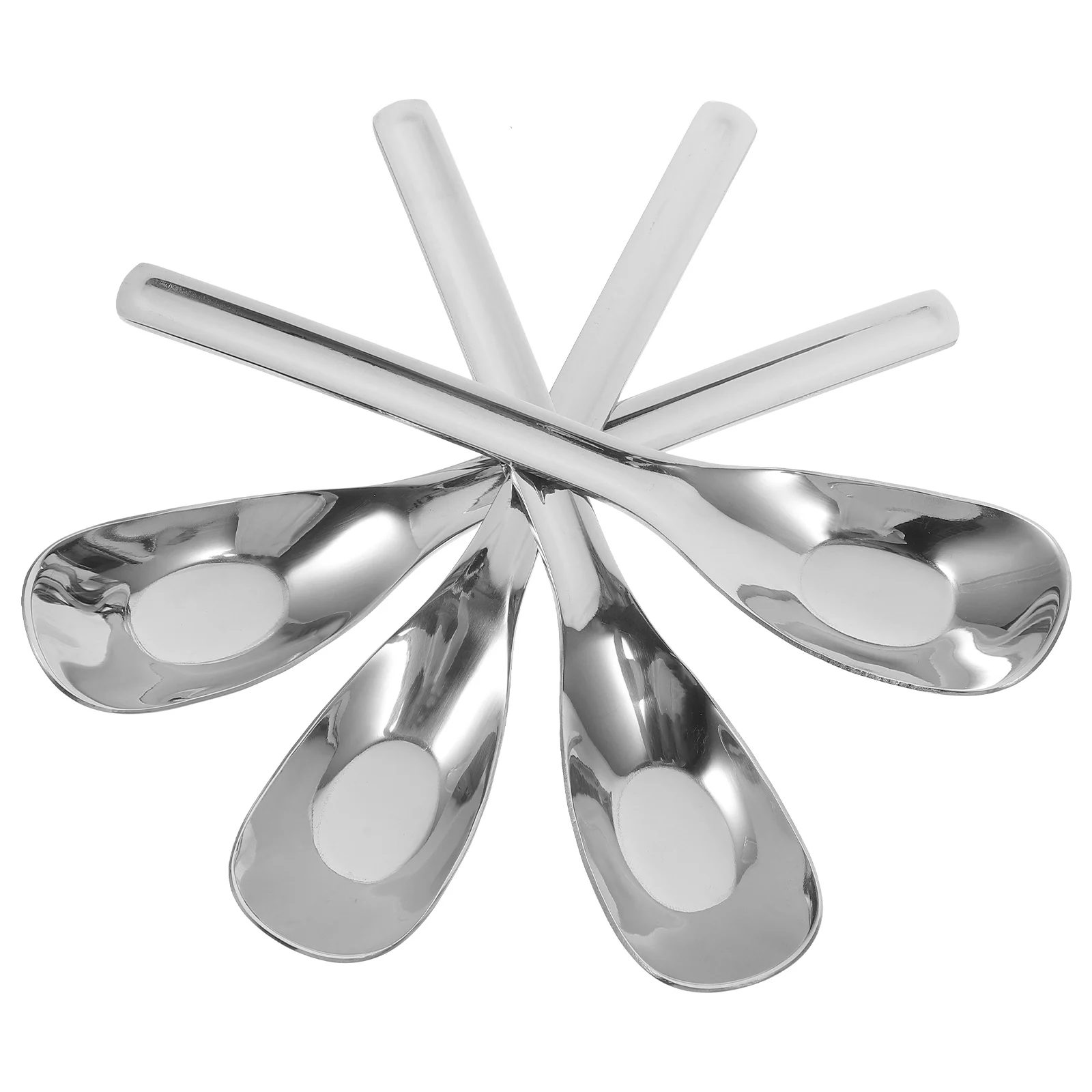 

4Pcs Stainless Steel Soup Spoons Kitchen Utensils Commercial Restaurant Use Easy Clean Long Lasting Polished Surface
