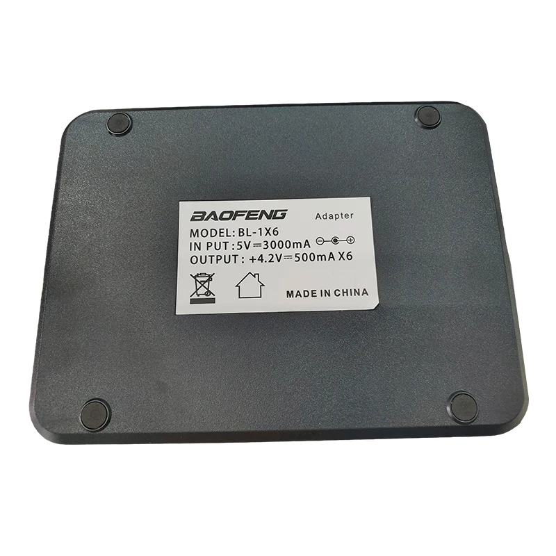 BAOFENG BF-888S Six Way Charger Multi Unit Charger Base For Two Way Radios BF-888S 777S 666S 88A H-777 Walkie Talkie and Battery