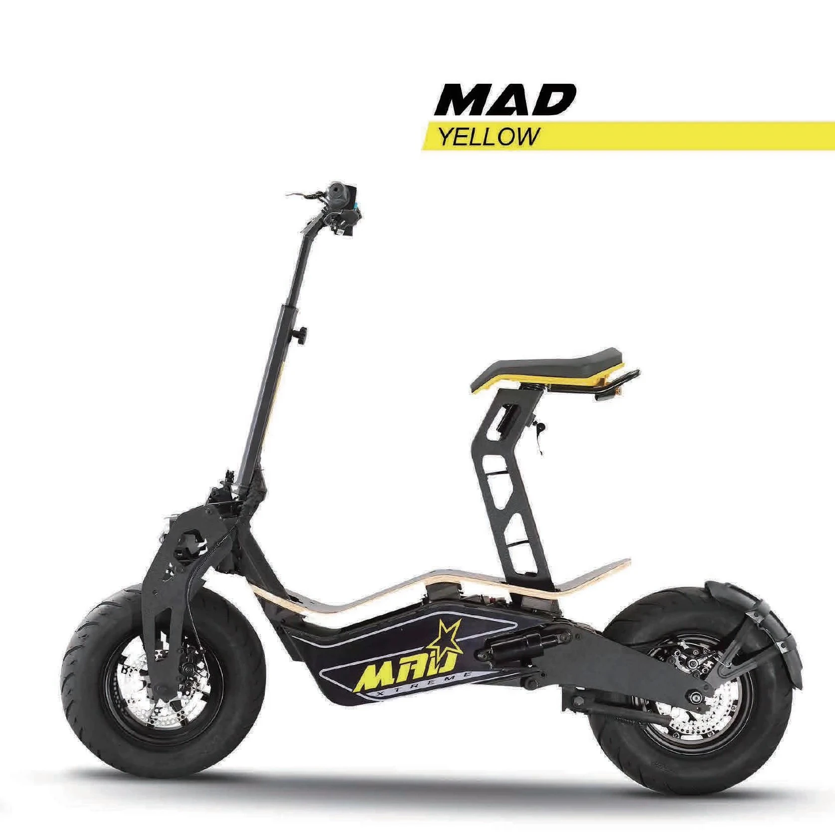 

VELOCIFERO MAD Bullfighting внедорожный электрический скутер центральный двигатель 15 дюймов