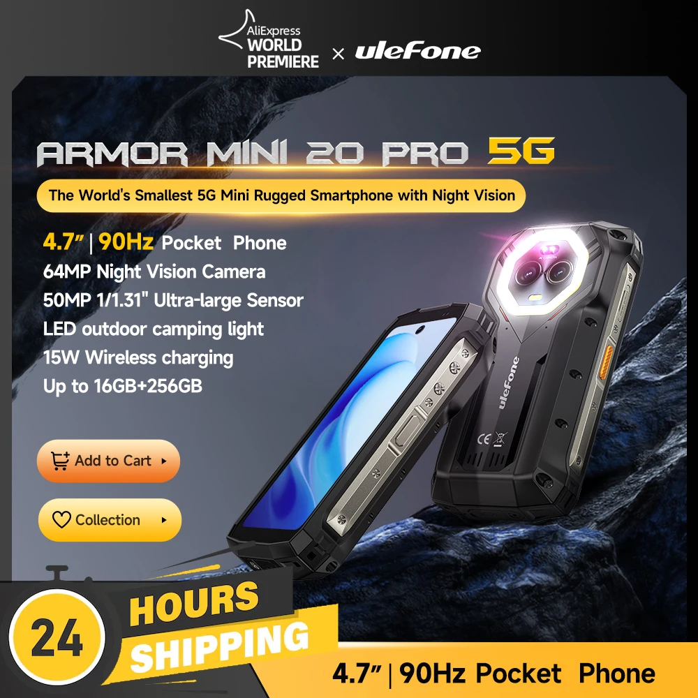 【World Premiere】Ulefone Armor Mini 20 Pro 5G 4.7