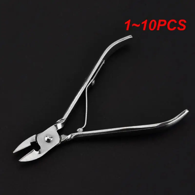 1~10PCS Professional Heavy Duty Thick Toe Nail Clippers Plier Steel Toenail Cuticle Nipper Trimming Scissor Plier Nail Clipper