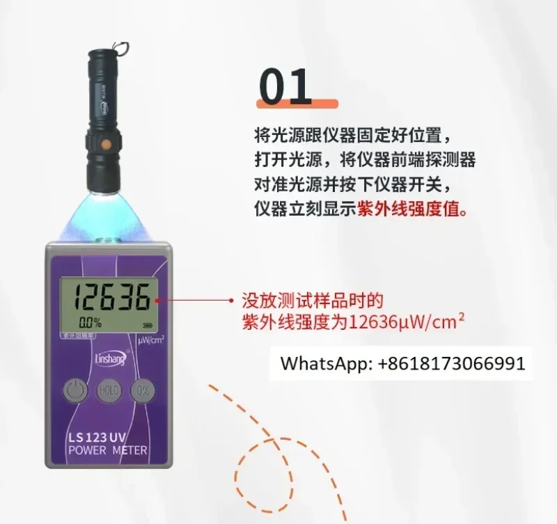 Forest LS122 infrared power meter, solar film, infrared ultraviolet insulation film tester, Weigu energy meter，1PC