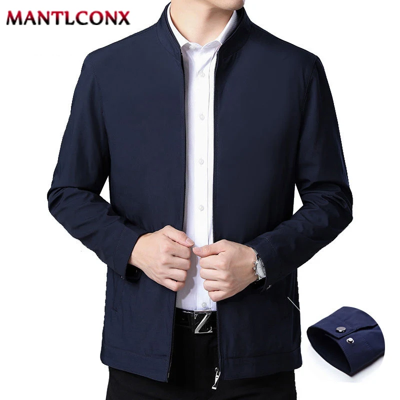 

L-3XL New Quality Casual Jackets for Men Office Dress Coat Men's Jacket Outerwear Spring Autumn Zipper Jacket Men's Clothing 3XL