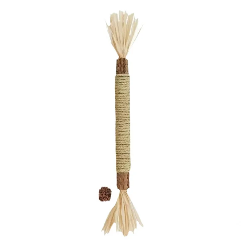 Cat molar Rod Polygonum Multiflorum Raffia Insect Gall Fruit Tooth Cleaning Hemp Rope Toy Pet Supplies Bite-Resistant