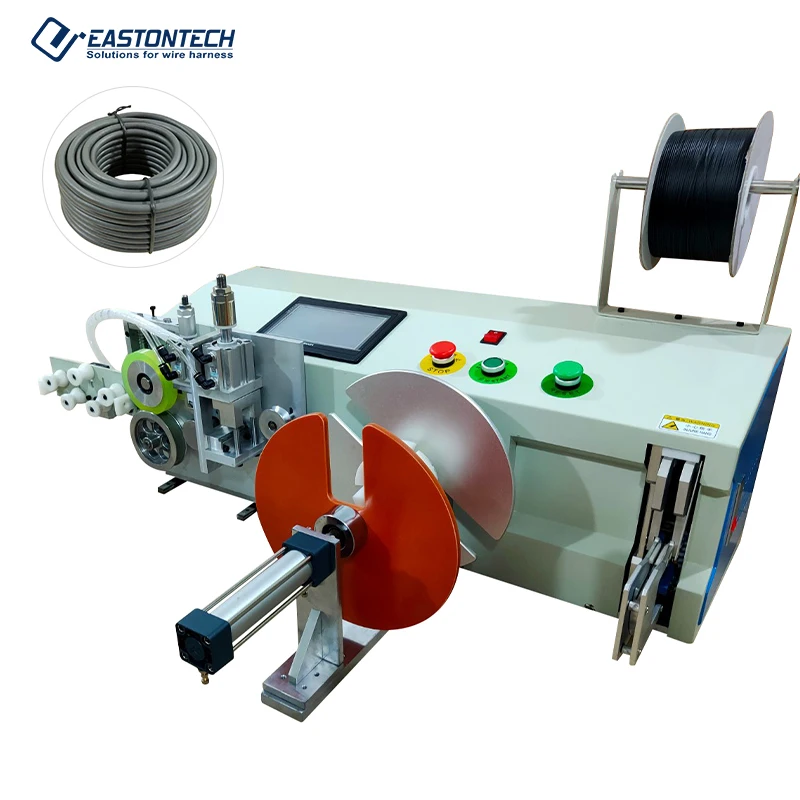 EW-20S-1 Wire Rope Spooling Coiling Reel Winding Machine with Measurement Cut Wind and Tie  18 - 45mm 50 - 200mm