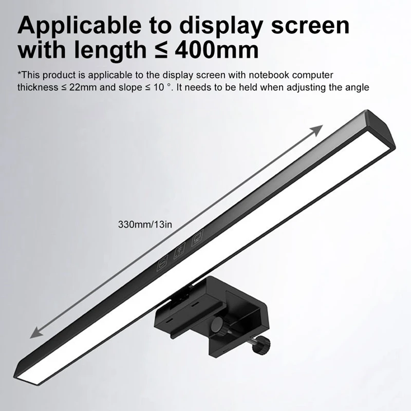 Barre lumineuse de moniteur LED, lampe de bureau, lampe de soin des yeux, lampe de lecture USB, barre lumineuse d'écran de rétroéclairage