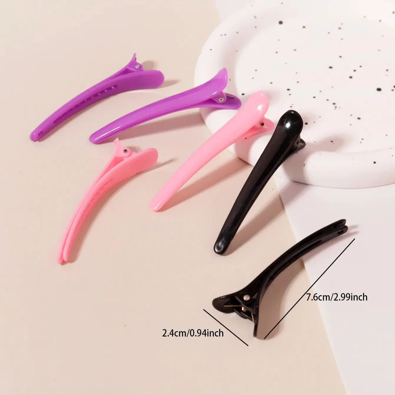 10Pcs/Set Plastic Edge Clip Hairpin Accessories Duck Beak Clip Hairpin Hair Styling Tools For Hair Accessories view 6