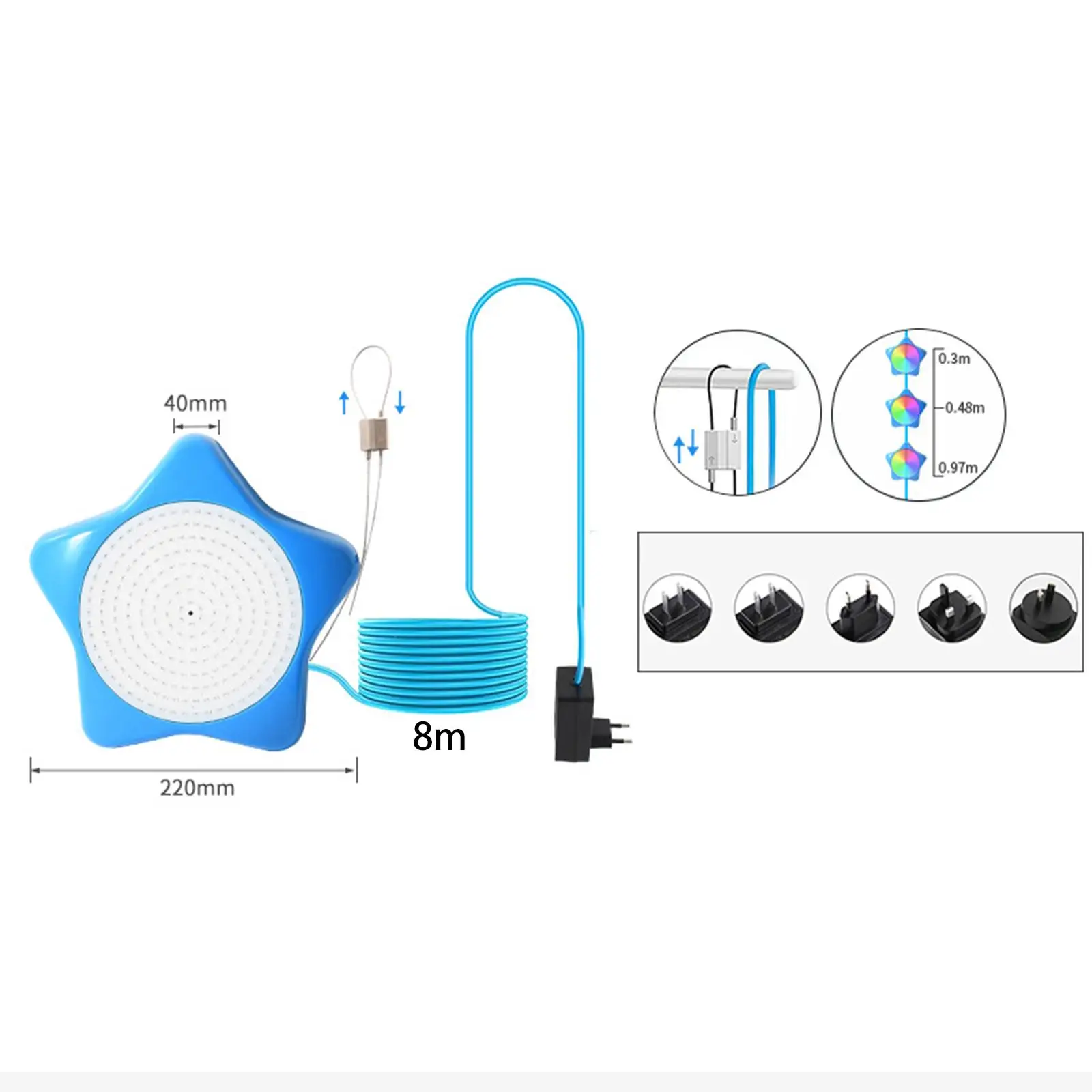 Submersible Light Color Changing Music Sync RGB above Ground LED Underwater Light for Christmas Party Swimming Pool Halloween
