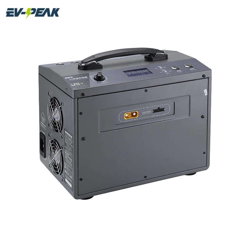 EV-PEAK U5+ KC 3000W/30A Dual Channels Intelligent Balance Fast Agricultural Drone Battery Charger