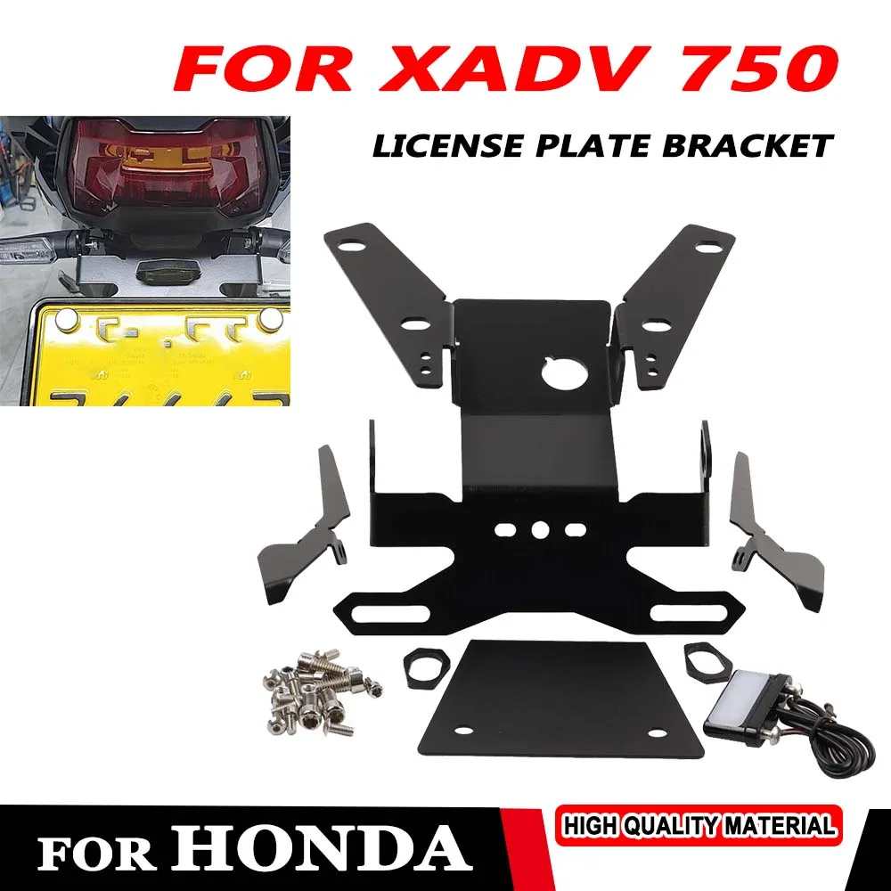 2020 2021 2022 2023 For Honda X-ADV750 X ADV 750 XADV X-ADV 2024 License Plate Holder Bracket Rear Tail Tidy Fender Eliminator