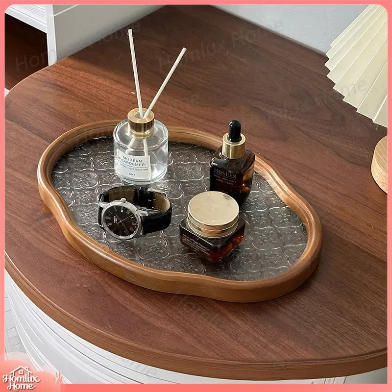 Cloud Shape Tea Tray for Desktop Glass Wine Cup Tea Set Fruit Tea Serving