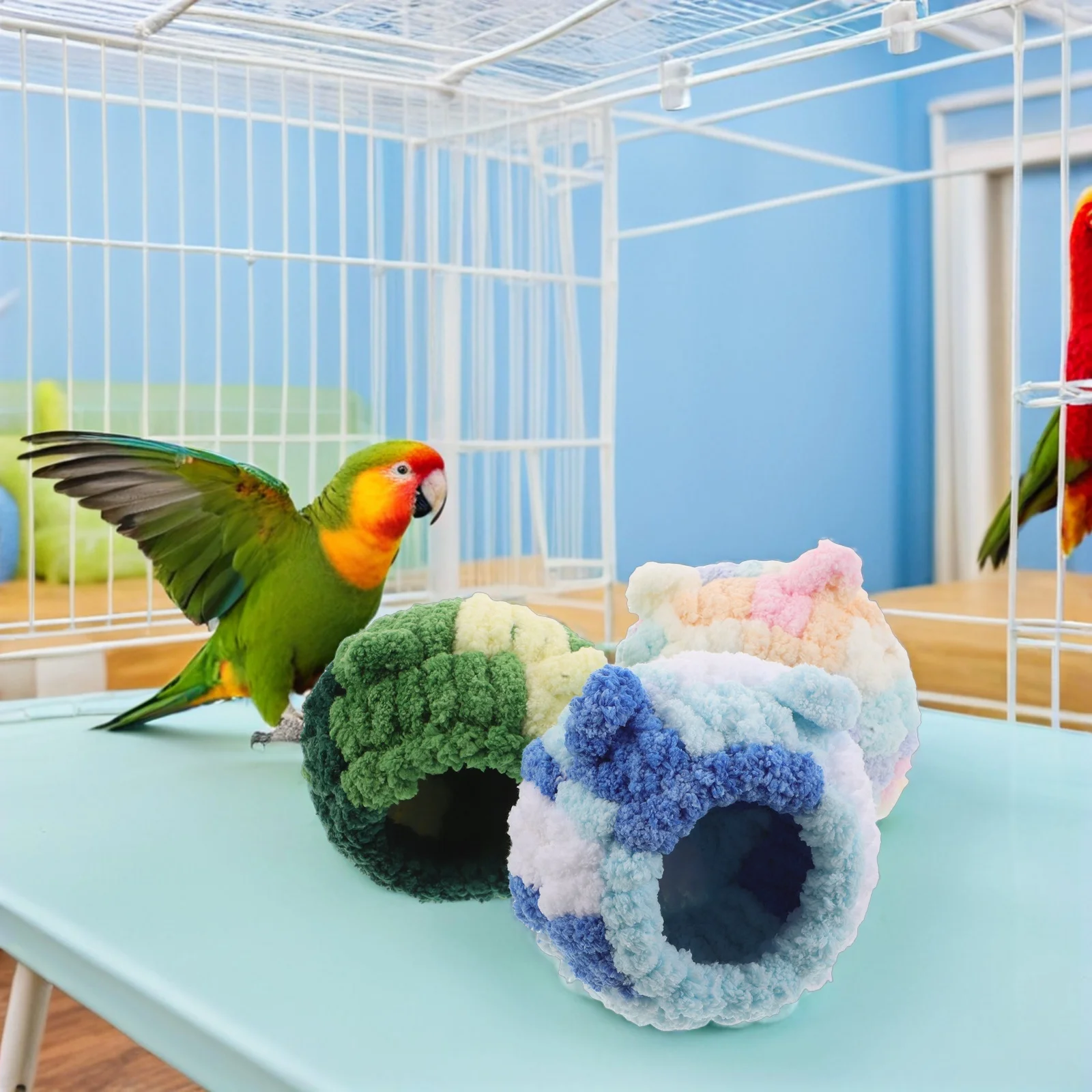 

Bird Nesting Box for Pet Birds Warm Soft Bedded Shelter Snug Indoor Outdoor Aviary Use Draft Proof Cozy Rest Spot