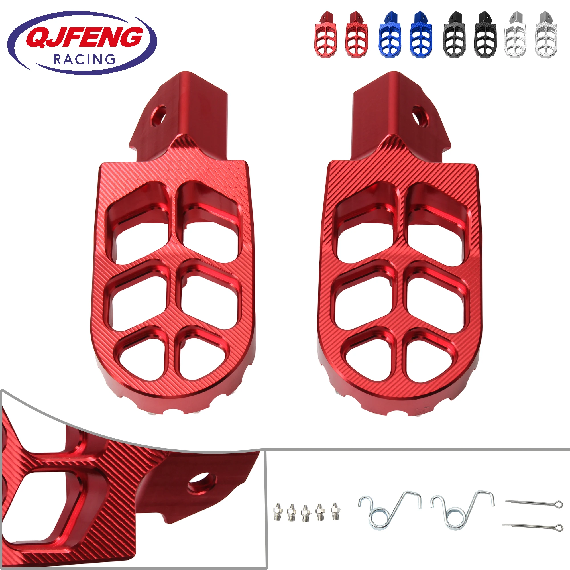 

For Surron Parts Ultra Bee Motorcycle Foot Pegs Pedal CNC Aluminum Footrest Footpegs Off-Road Electric Dirt Bike Accessories