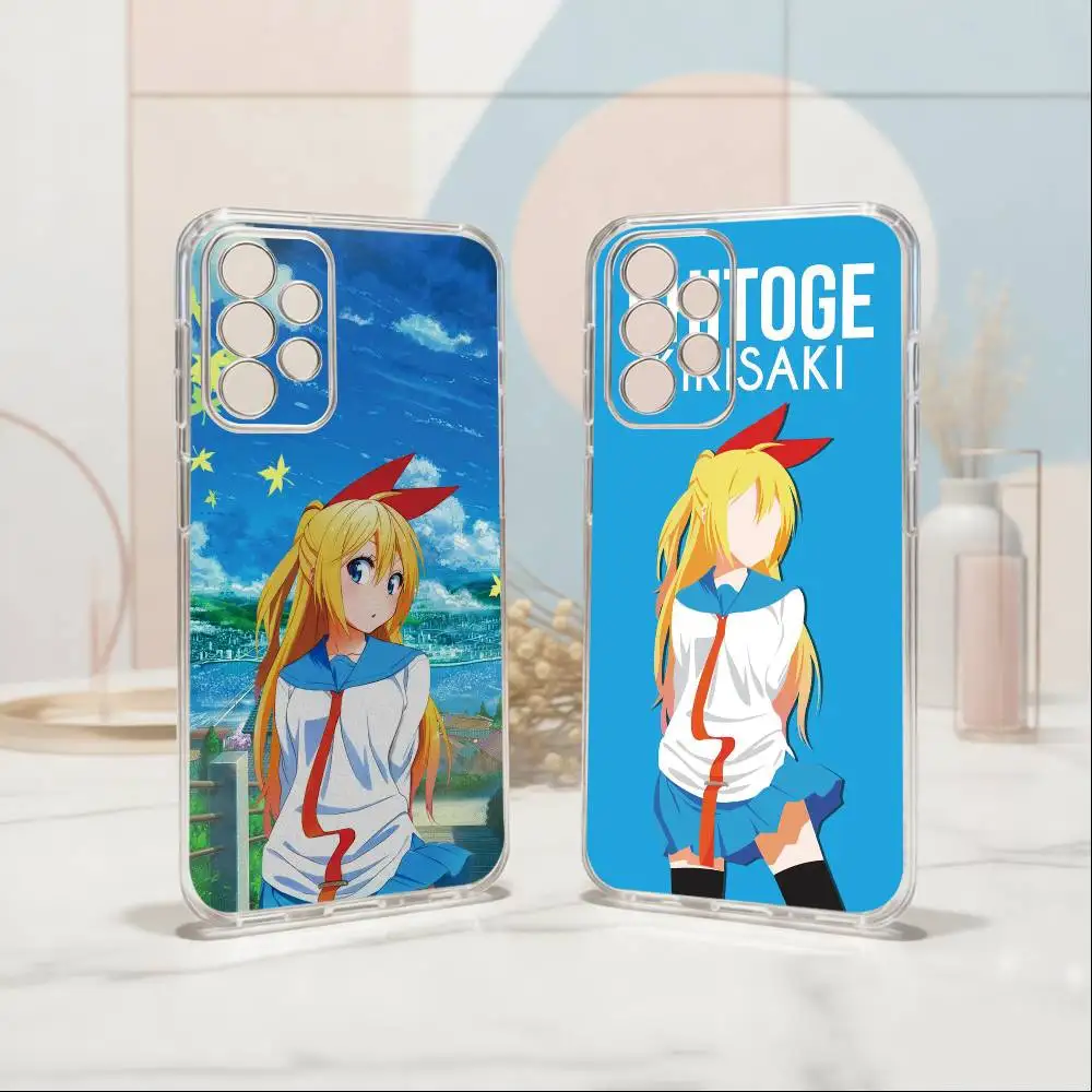 Nisekoi Chitoge Kirisaki  Phone Case For Samsung S25,S24,S21,S22,S23,S30,Ultra,S20,Plus,Fe Transparent Cover