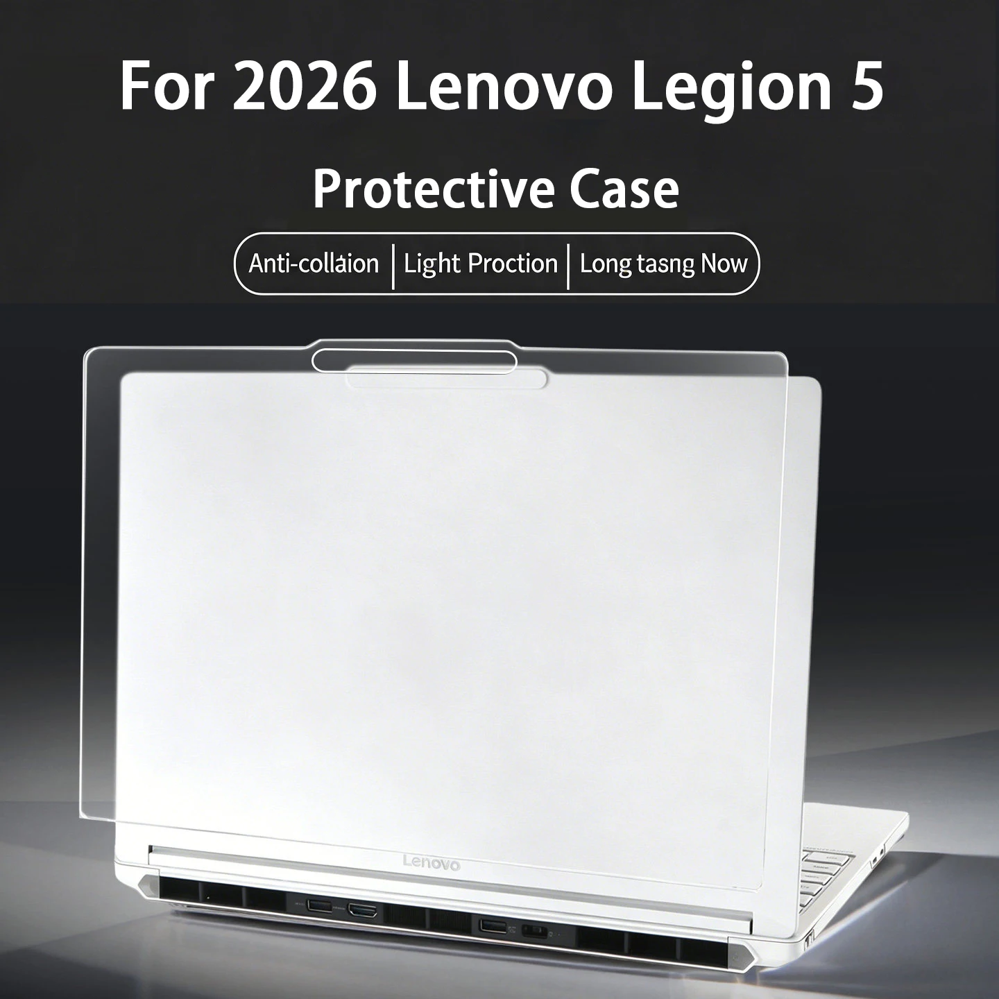 Laptop Case For 2026 Lenovo Legion 5 15.3 inch Protective Y7000X/R7000X Notebook Anti-Drop Matte Transparent Full Enclosure Case