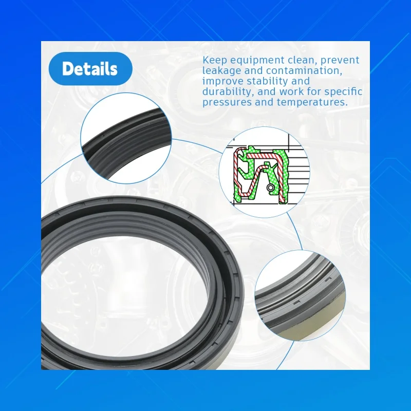 DMHUI NBR Tractor Oil Seal 73x101.6x14.5/15.5mm Fit for Corteco 12018598B Claas 850 Dena 7700601001 Farm Machinery Seal Parts