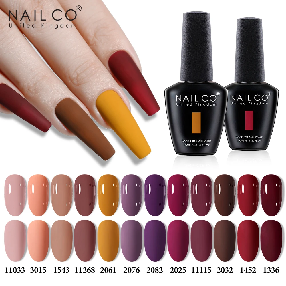 NAILCO 10/20/30 pz Gel Smalto Set HEMA TPO LIBERO Semi Permanente Soak Off UV Design Nail Art Design Gel Vernice Kit Manicure