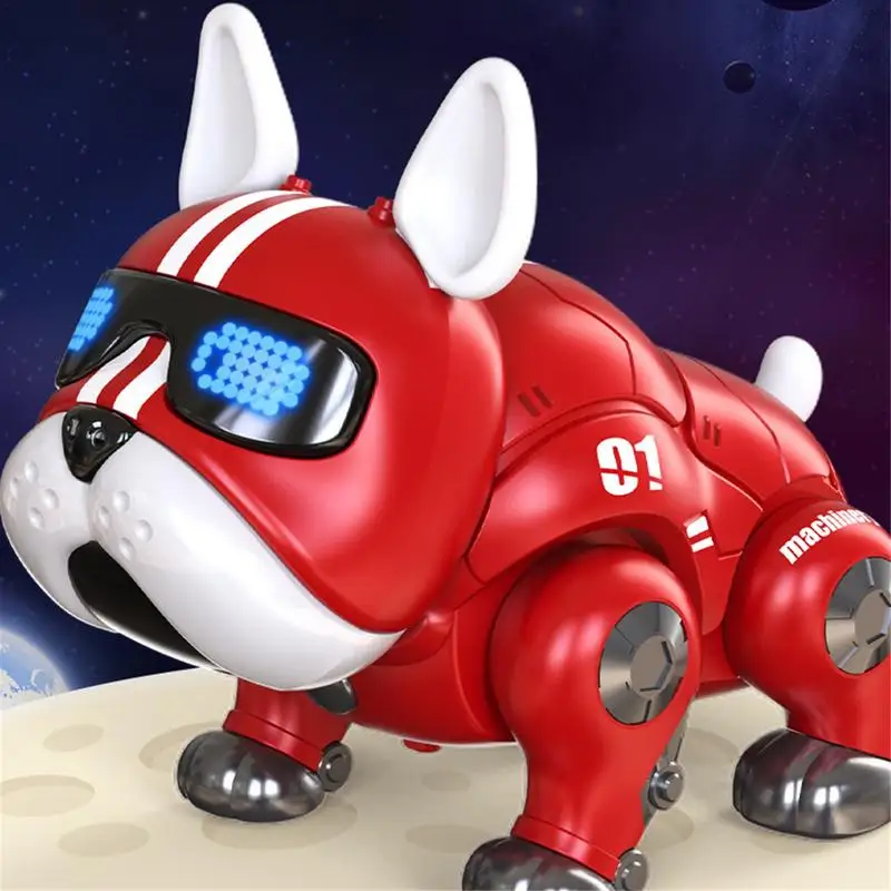 Roboter Hund Spielzeug Interaktive & Smart Tanzen Roboter Für Kinder Stunt Spielzeug Hund Mit Sound Und LED Augen Körper Freies bewegliche Elektronische