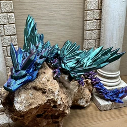 3D Printed Gem Articulated Dragon Rotatable 3d Dragon Toy Mystery Dragon Egg Poseable Joints Fidget Surprise Toy For Autism Adhd