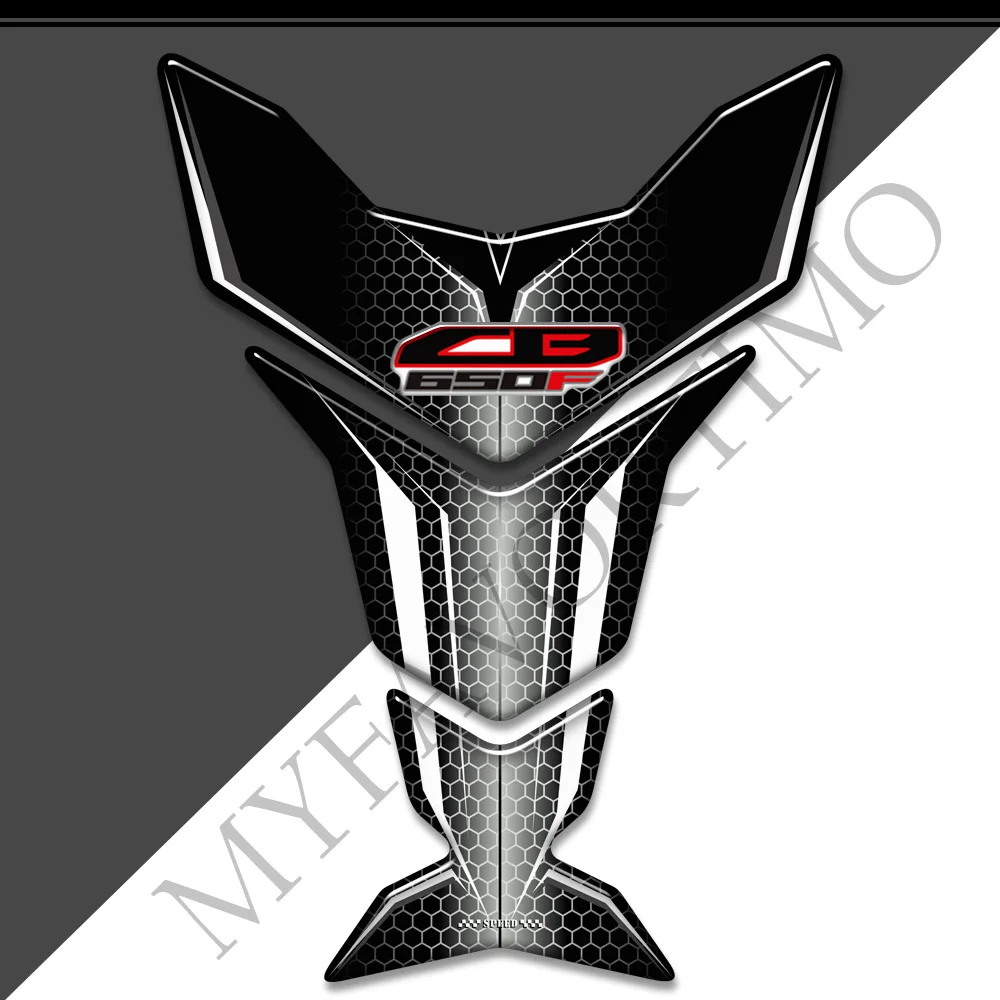 For Honda CB650F CB 650F 650 F Motorcycle Protector Tank Pad Gas Fuel Oil Kit Knee Fish Bone Emblem Logo 3D Stickers