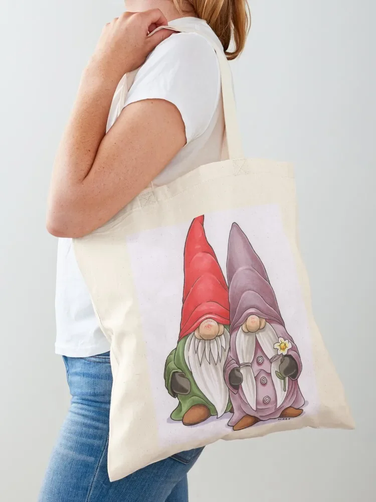 

happy gnomes Tote Bag personalized tote bags luxury women Women's shopper Lady bags