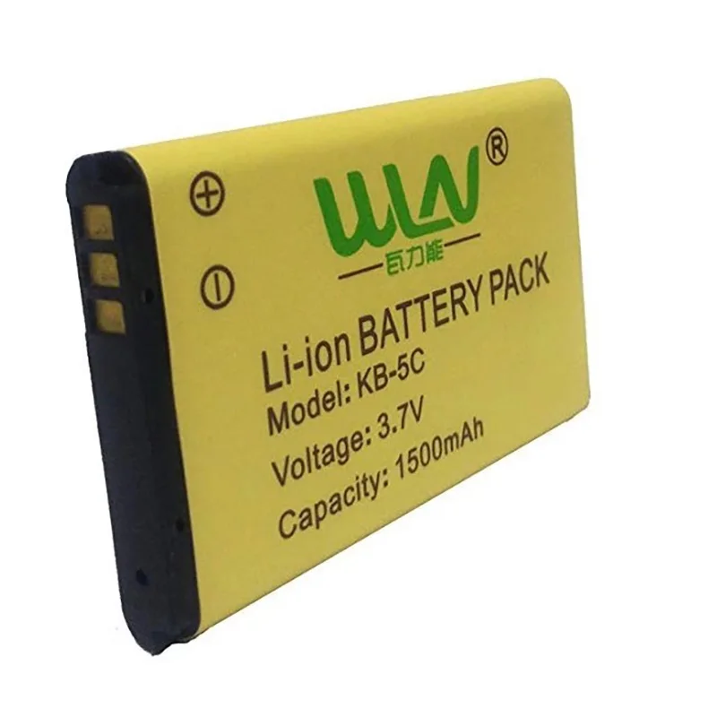 Batteria WLN KB-5C batteria agli ioni di litio da 1000mAh per batteria di ricambio WLN KD-C1 KD-C1T KD-C2 KD-C10 KD-C50 KD-C51 KD-C52 RT15 RT22