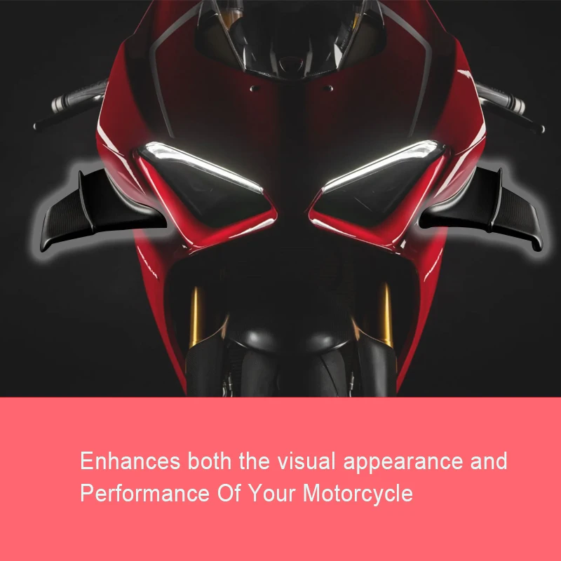 For Suzuki GSX-R750 GSX-R250 GSX-R600 GSX-R1000 GSX R Motorcycle Fairing Side Winglet Aerodynamic Wing Deflector Spoiler GSX-R