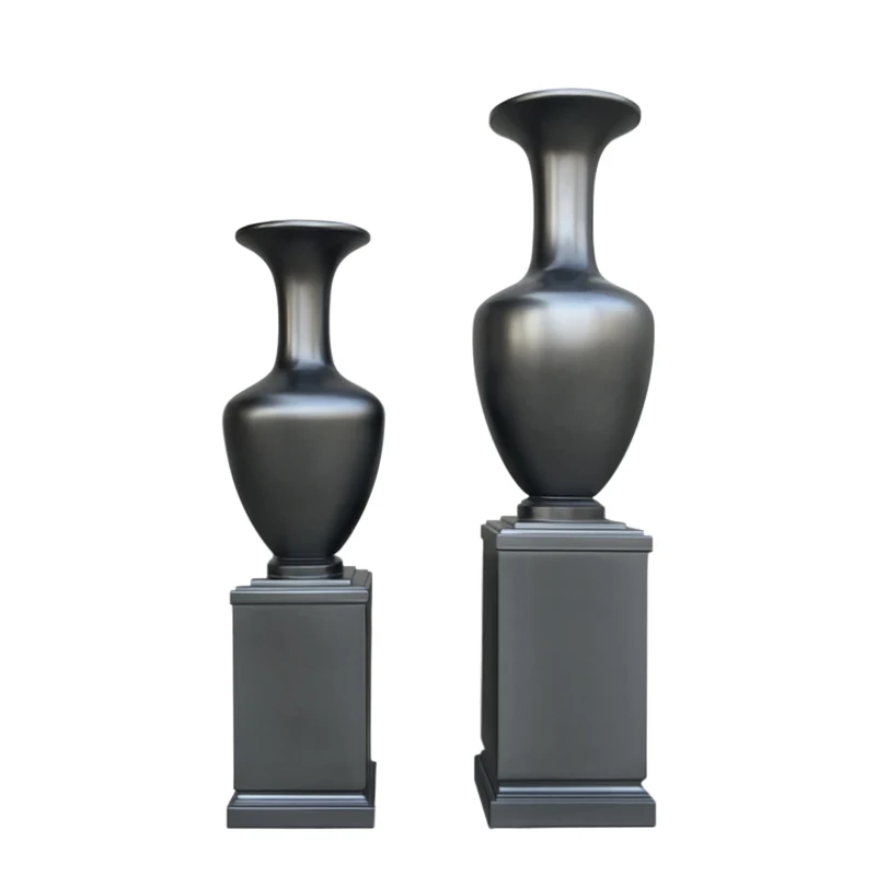 

LMM Modern Nordic Home Furnishing Sales Office Hotel Soft Decoration Roman Column Floral Ornaments