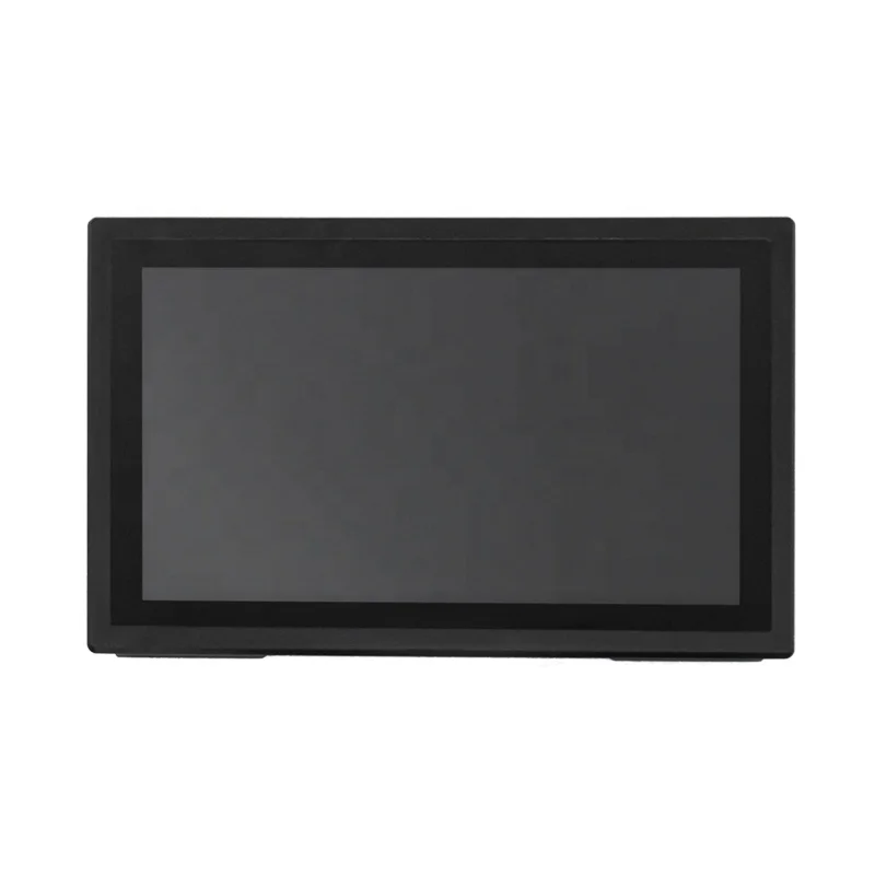 Monitor resistente al agua IP67, montaje en pared, entrada HD, pantalla táctil Industrial capacitiva con antideslumbrante