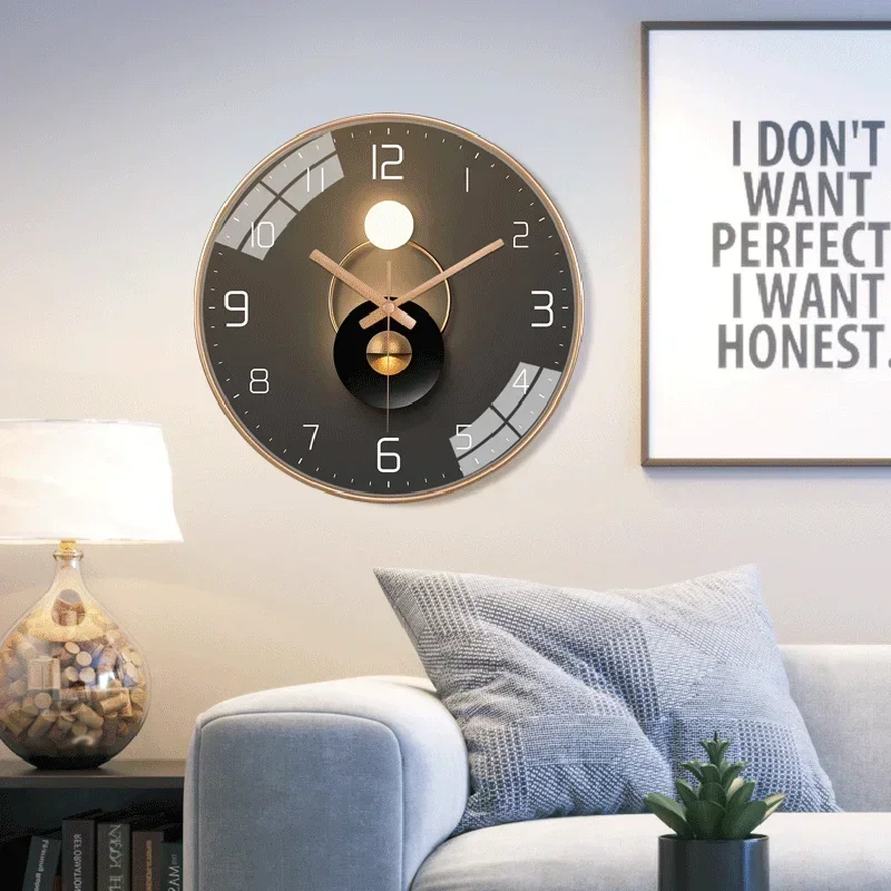 Interior American Wall Watch Living Room Art Luxury Vintage Bedrooms Simple Wall Clocks Creative Relogio De Parede Wall Decor