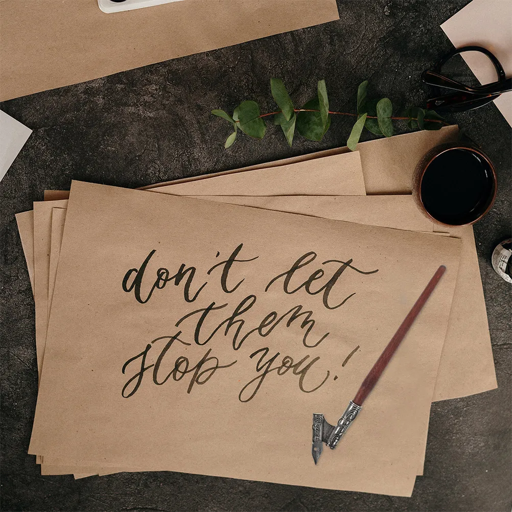 

2 Pcs Calligraphy Dip Pen Holder Premium Wood Alloy Nib Handle for Writing Drawing Lettering Art Supplies Fountain Comic Office