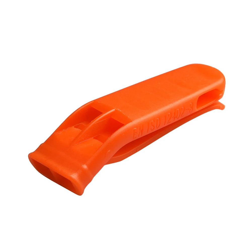 1/5/10pcs Safety Whistles Multifunction Outdoor Emergency Whistle Double Pipe Rescue Whistle Plastic for Camping Hiking