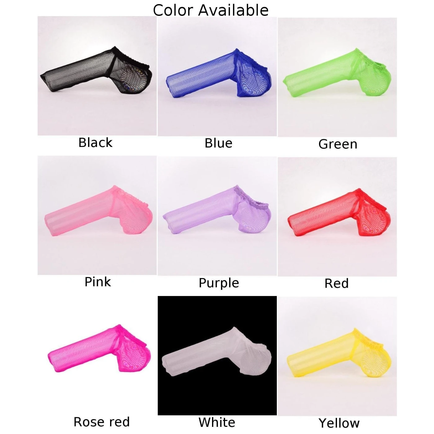 ملخصات الملابس الداخلية اليومية ثونغ الجوارب مريحة الفيل غطاء الأنف الملابس الداخلية الرجال سراويل البوليستر الحقيبة C-سلسلة