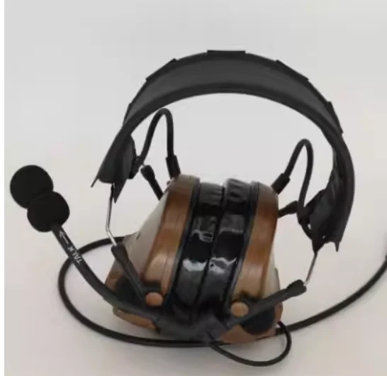 E-sports noise reduction pickup tactical game headset silicone high-end version CB color headband removable