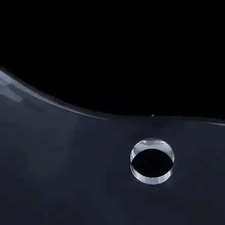 درع عين لحماية العين، درع عين واحد قابل للتنفس، بلاستيك مسامي، درع عين شفاف، درع عين بيضاوي للعين