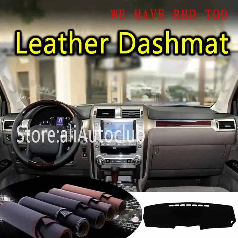 

PU Leather Dashmat Dashboard Cover Suede Pad Protect Dash Mat Car Accessories For Lexus GX 460 400 GX460 URJ15 2010 - 2022