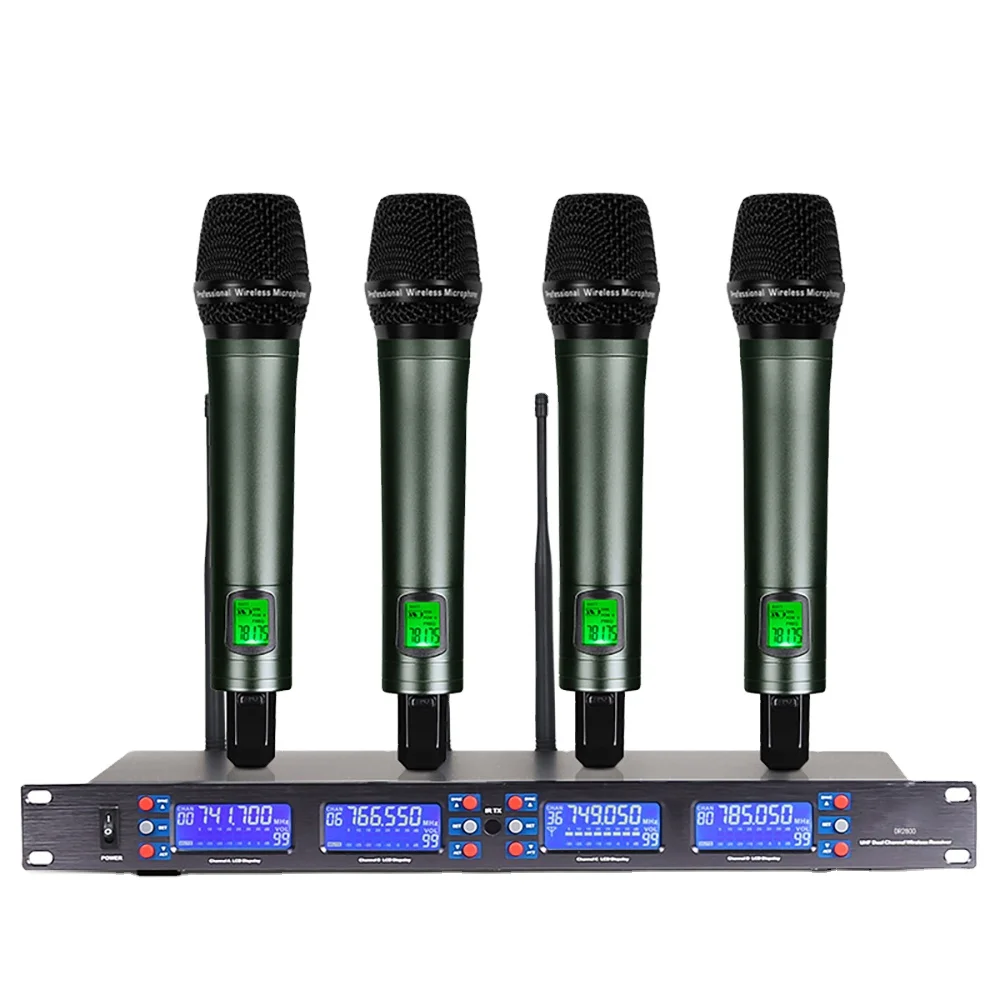 Biner DR2800 Professional Cardioid Dynamic Handheld UHF wireless Microphone For Teaching Karaoke