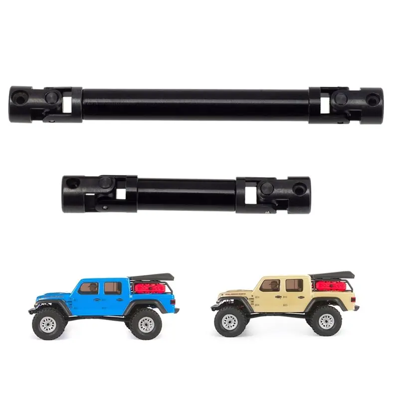 ABXE-AXI00001 C10 For SCX24 Upgrades AXI00002 JLU AXI00006 1/24 Scale RC Crawler Car RC Center Drive Shaft Steel Driveshafts