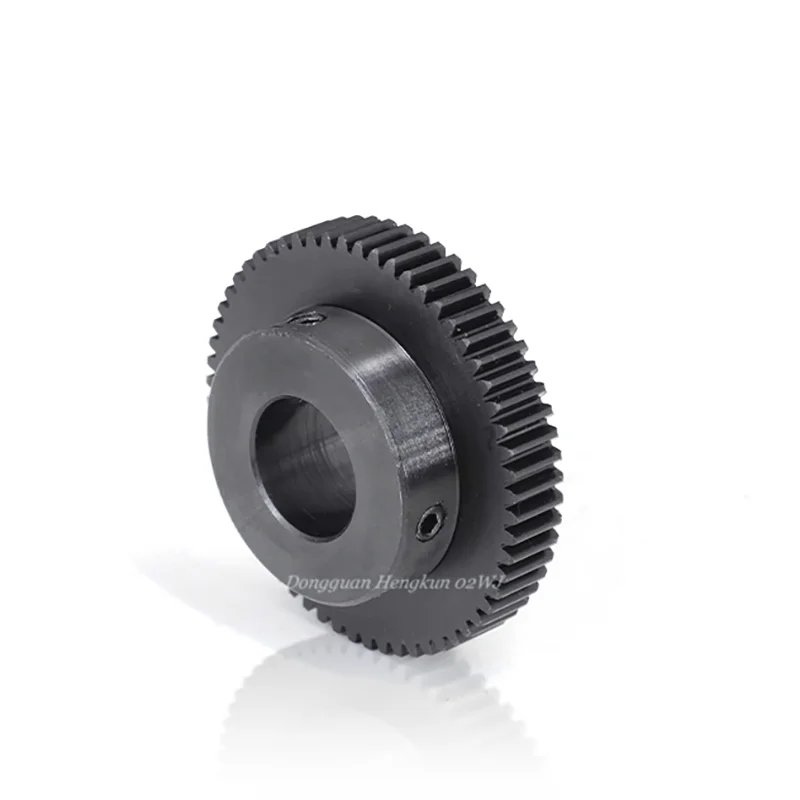 45# Steel Convex Platform Step Pinion Gear Spur Gear 1.5M 30-80 Teeth Bore 5/6/6.35/7/8/10/12/15/16/17/20mm