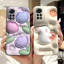 Lens Protective Cover For Xiaomi Redmi Note 11 4G / Note 11s 4G / Note11 Pro 4G Lovely Printing Soft Silicon Phone Cases