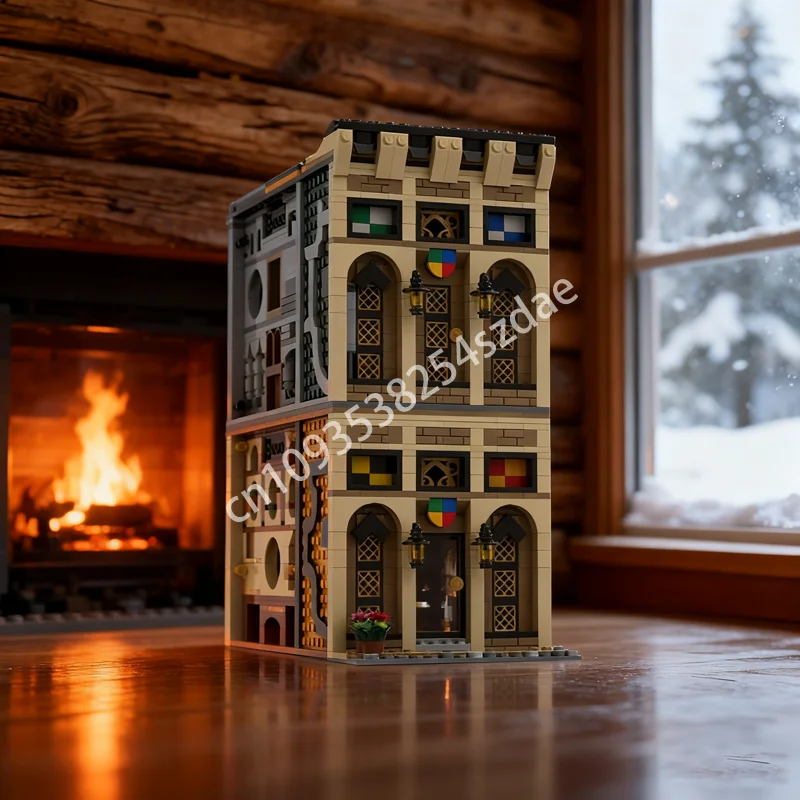 

1753pcs MOC HP Banner Bldg Combination Sets Model Building Blocks Christmas Gift Construction Toy Creative Idea Kids Birthday