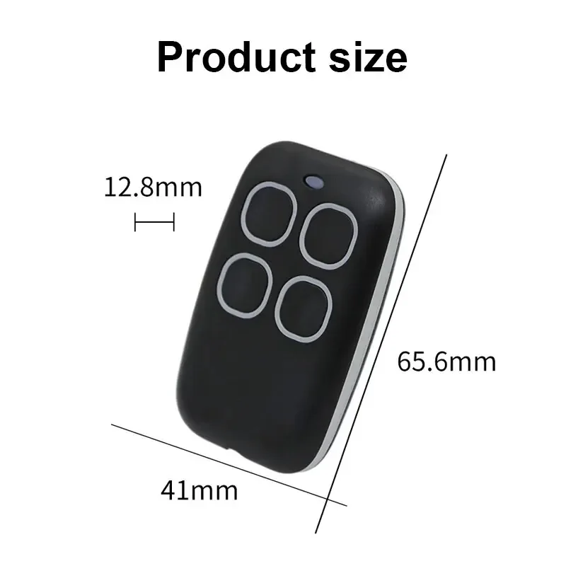 Garage Door Remote Control Duplicator 286MHz-868MHz Multi-Frequency Code Grabber Clone Gate Key Fob Command Hand Transmitter