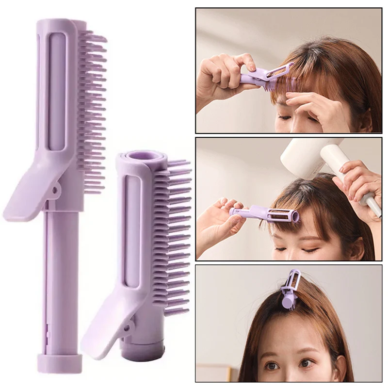 รากผมคลิป Retractable Hair Volumizing จัดแต่งทรงผมเครื่องมือปรับ Curling Comb Air Volume Hair Fluffy Curler Hairdressing หวี