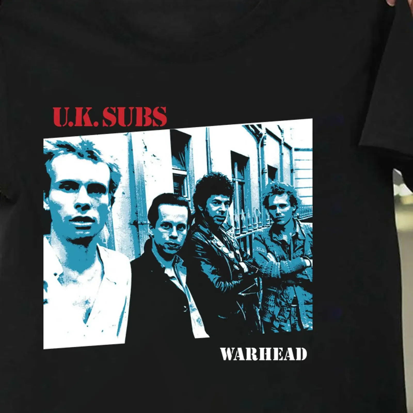 Warhead T shirt U K Subs in cotone nero taglia intera S 5XL unisex CL203 vintage Washed Slightly Stylish designer clothes