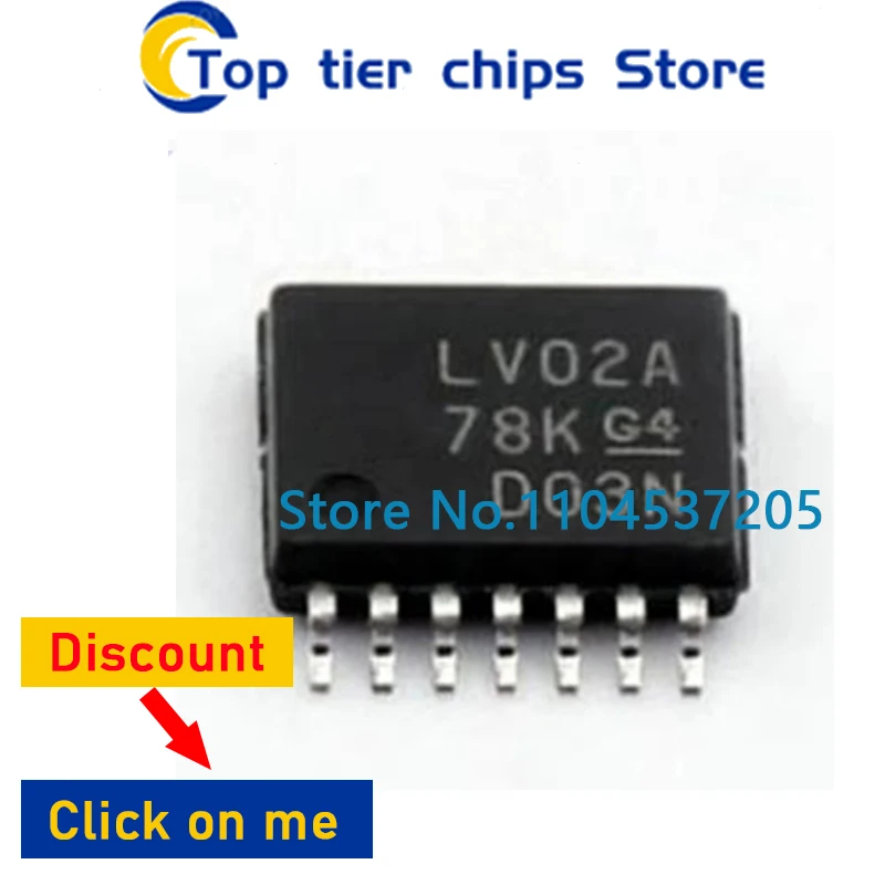 10pcs SN74LV02APWR LV02A TSSOP14 SN74LVC125APWR LC125A SN74LVC14APWR 74LVC14A