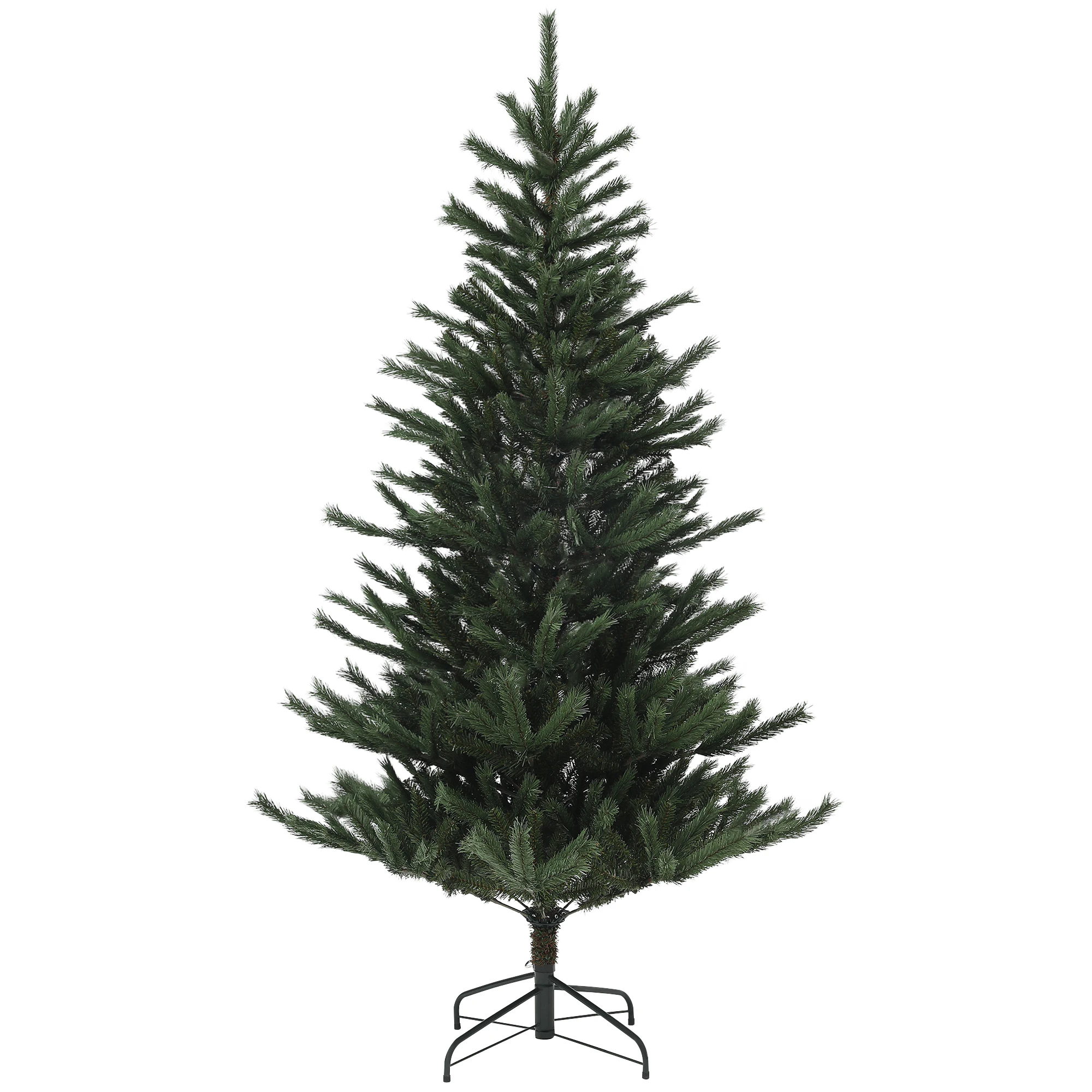 HOMCOM Christmas tree 210 cm with 793 branches and green steel support