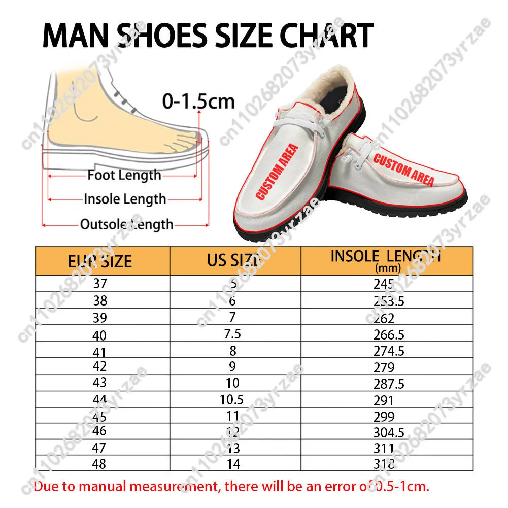 Wolf King Velvet Flat Shoes Mens Womens Warm Shoe Indoor Outdoor Light Shoe Personalized Fashion Print Couple Custom Made Shoes
