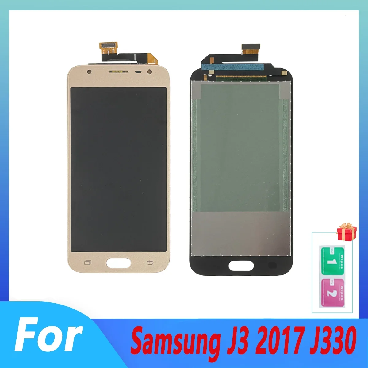 Pop tft 5.0 Polegada display para samsung j3 2017 j330 display lcd tela de toque digitador assembléia sem impressões digitais para j330 lcd