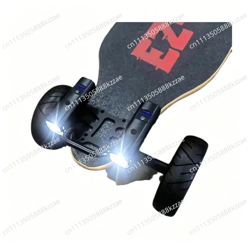 LED Headlight for Electric 4-Wheel Scooter & Skateboard, Handlebar Light for Longboard Off-Road