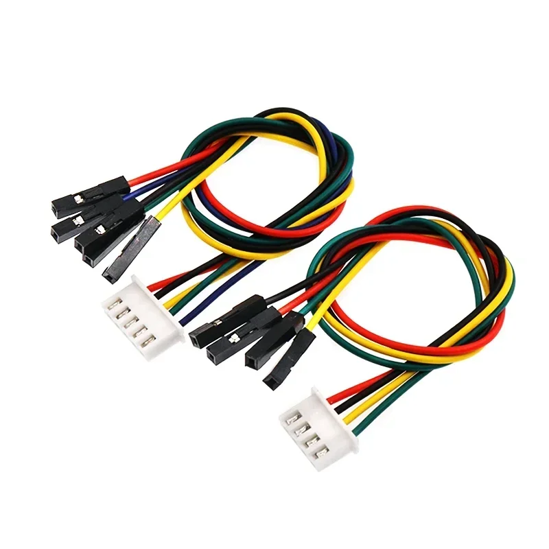5pcs Xh2.54 To Line Cable Female Adapter 2p/3p/4p/5p/6pin 20cm 26awg One For Two Jumper Wire For Electronics
